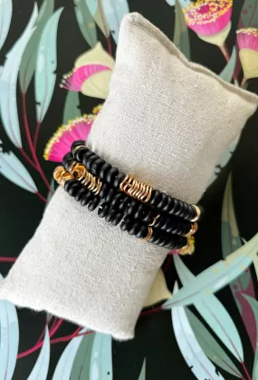 Another Reason Bracelet Set in Black