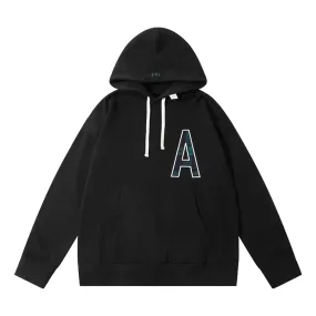 ASUSL CHECKS LOGO HOODIES-BLACK