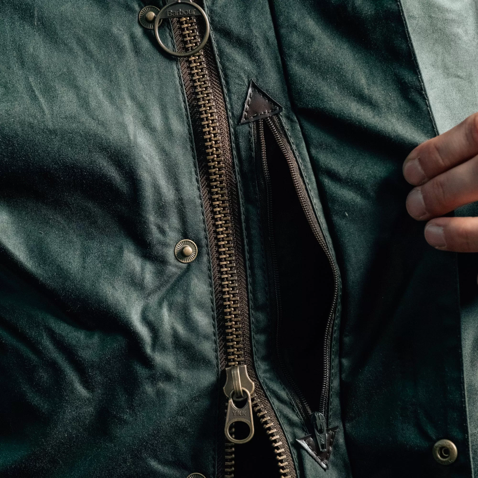 Barbour Beaufort Waxed Jacket Sage FINAL SALE