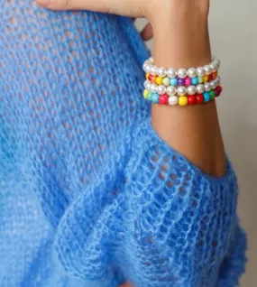 Beaded stack bracelets