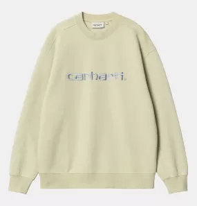 Carhartt WIP Women's Carhartt Sweatshirt in Beryl