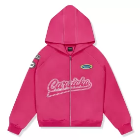 Carsicko Racing Club Pink Hoodie