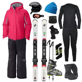 Columbia The Works Package w/ Bibs - Girl's Ski