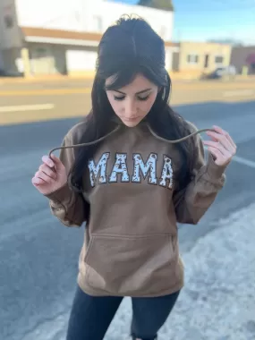 Curvy Brown Mama Leopard Hoodie (Online Exclusive)