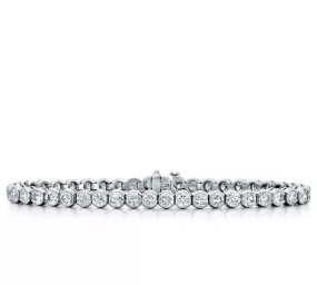 Diamond Tennis Bracelet in White Gold