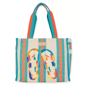 Flip Flops Shoulder Tote