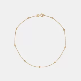 Gold Station Anklet