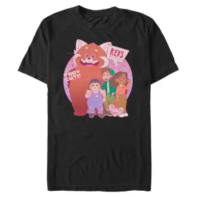 Mad Engine Disney Pixar Turning Red Panda Group Men's T-Shirt