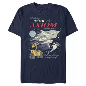 Mad Engine Disney Pixar Wall E Axiom Poster Men's T-Shirt