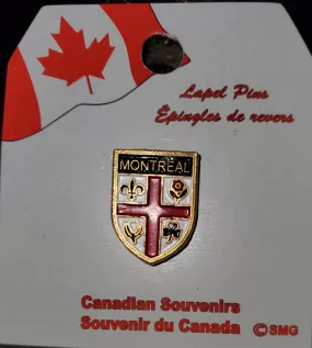 Montreal Crest Lapel pin.