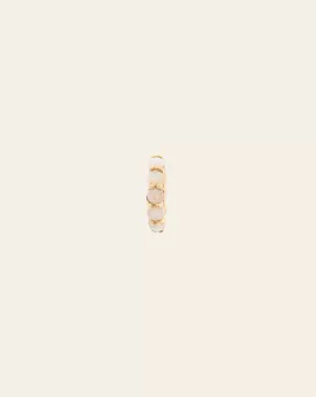 Opal Spacer - 10k Solid Gold