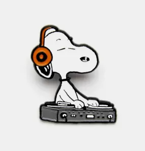 Peanuts Music Is Life DJ Pin