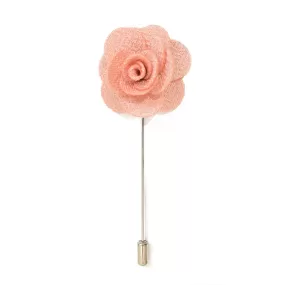 Petal Lapel Pin - Peach