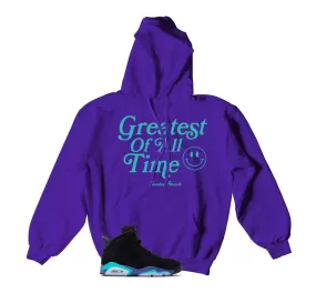 Retro 6 Aqua Goat Hoody