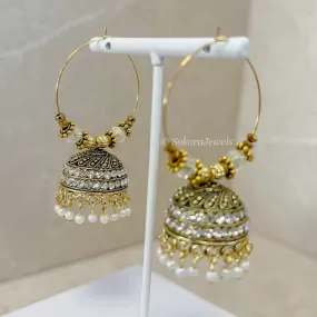 Taneya Jhumka Hoops