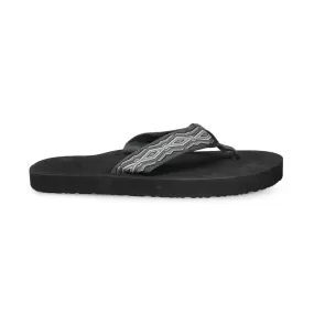 Teva Mush II Quincy Dark Grey Flip Flops - Men's