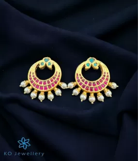 The Silver Kundan Earrings