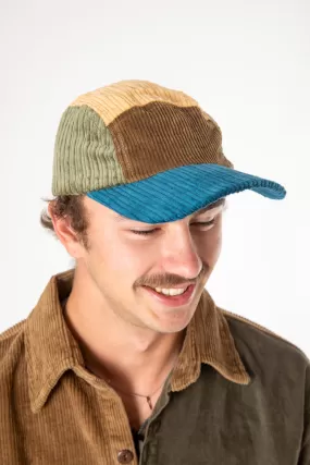 Tokha Color Block Corduroy Hat